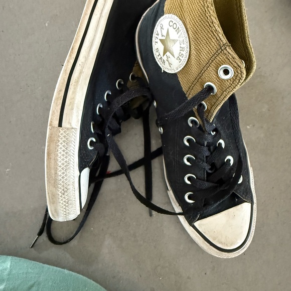 Converse Other - Converse Black and Olive High-Tops